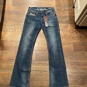 BRAND NEW with tags Cowgirl Tuff bootcut jean 25x33